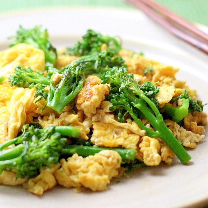 中華風 スティックブロッコリーと卵の炒めもの レシピ 作り方 By Y I 楽天レシピ